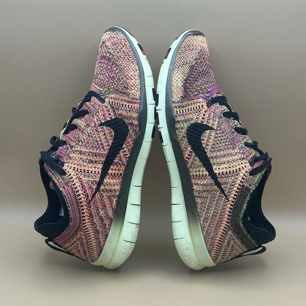 Nike Free TR Flyknit Multicolor Training Shoes - Women's Size‎ 6.5 USED